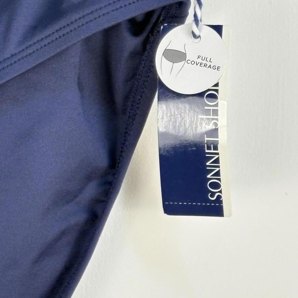 Sonnet Shores Swim Bottom Women’s Sz 10‎ Navy Blue Full Coverage Nwt Swim Beach - Picture 5 of 9